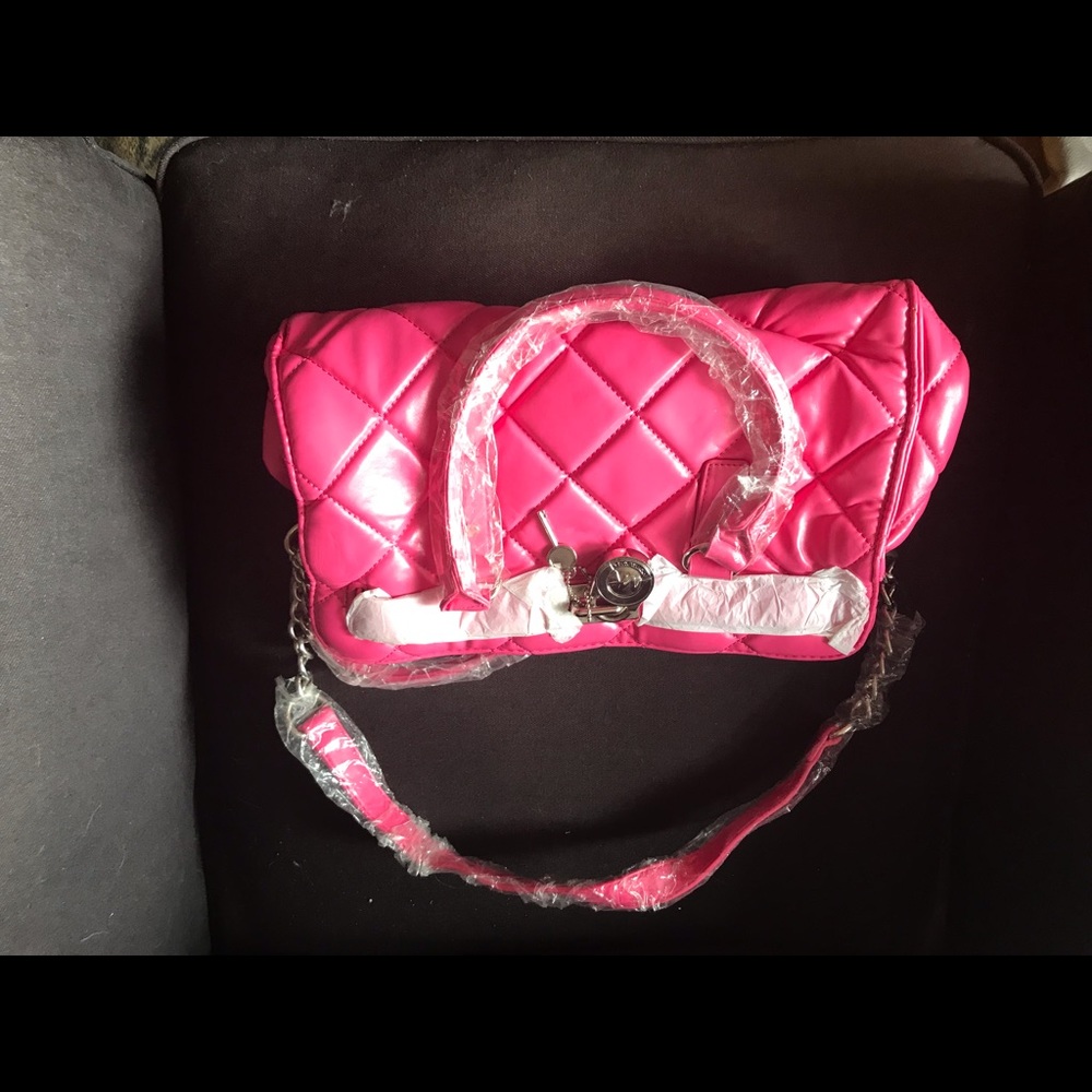 Hot pink Michael Kors bag never used